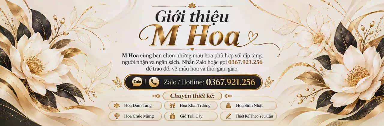 Ảnh bìa Shop hoa tươi Xã Tân Hội Tây Ninh - Hoa gửi trao, tình ở lại